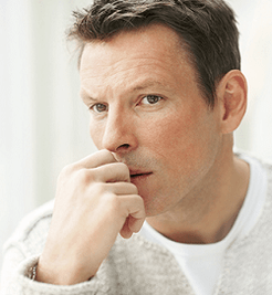 mężczyzna myślał o wydzielinie podczas pobudzenia